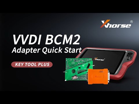How to Use AUDI BCM2 Adapter with KEY TOOL PLUS | Xhorse